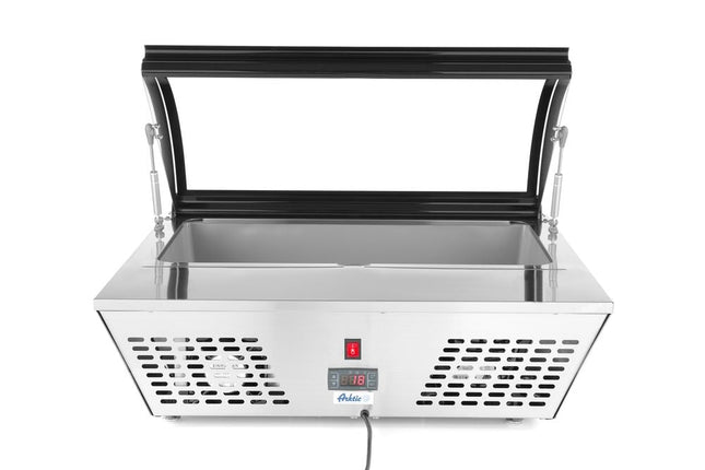 Aufsatz-Salatvitrine , Arktic, 67L, 230V/105W, 767x612x(H)328mm - Salmgastro Onlineshop-233672-Hendi-8711369233672