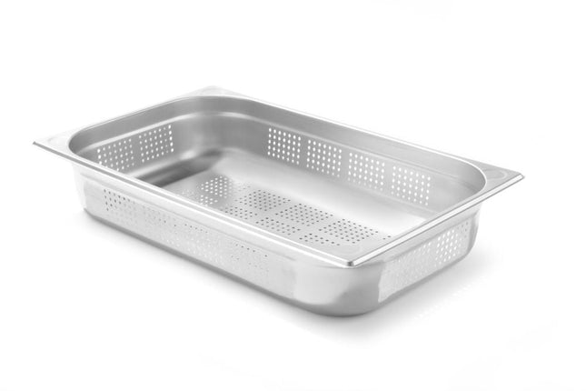 Behälter GN 1/1 perforiert, HENDI, Kitchen Line, GN 1/1, 14L, (H)100mm - Salmgastro Onlineshop-807132-Hendi-8711369807132