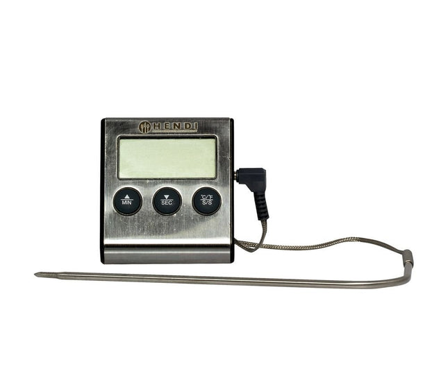 Bratenthermometer mit Timer, HENDI, 65x70x(H)17mm - Salmgastro Onlineshop-271346-Hendi-8711369271346
