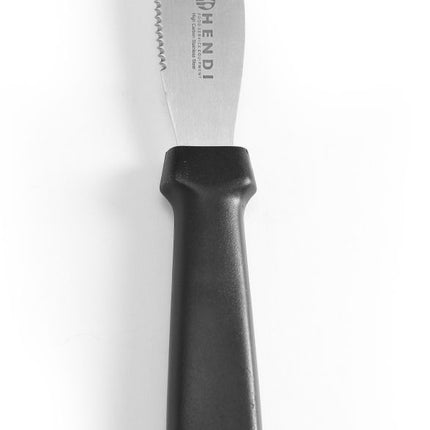 Brötchenstreicher - Wellenschliff, HENDI, Schwarz, (L)210mm - Salmgastro Onlineshop-855768-Hendi-8711369855768