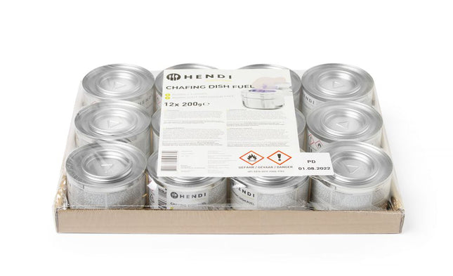 Chafing Dish Brennpaste (NL/DE/FR/EN), HENDI, 12 Stk - Salmgastro Onlineshop-194362-Hendi-8711369194362