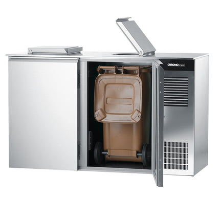 Chromonorm Abfallkühler 2 Tür 2x120 L - Salmgastro Onlineshop-CAKM021200-Chromonorm-