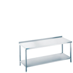 Chromonorm Arbeitstisch mit Zwischenboden Tiefe 600 mm - Salmgastro Onlineshop-8173705-Chromonorm-