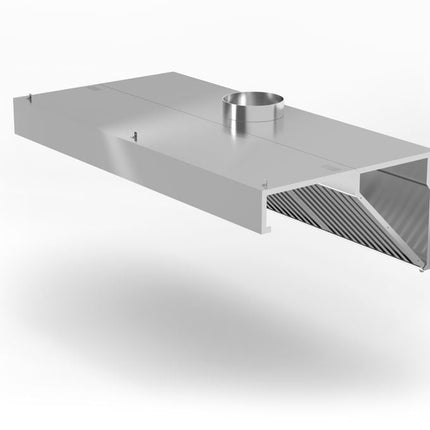 Dunstabzugshaube Wandmontage, HENDI, Profi Line, mit LED-Beleuchtung, 1200x700x(H)450mm - Salmgastro Onlineshop-229316-Hendi-8711369229316