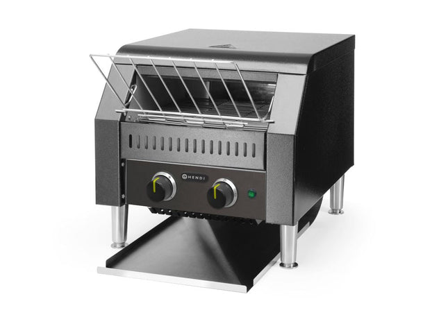 Durchlauf-Toaster, doppelt, HENDI, Schwarz, 230V/2240W, 418x368x(H)387mm - Salmgastro Onlineshop-261354-Hendi-8711369261354