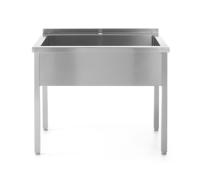 Einzelspültisch - geschweißt, HENDI, Profi Line, 800x600x(H)850mm - Salmgastro Onlineshop-811825-Hendi-8711369811825