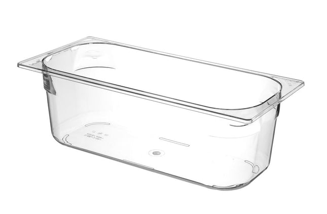 Eiscreme-Behälter Polycarbonat, HENDI, 5L, Transparent, 360x165x(H)120mm - Salmgastro Onlineshop-807026-Hendi-8711369807026
