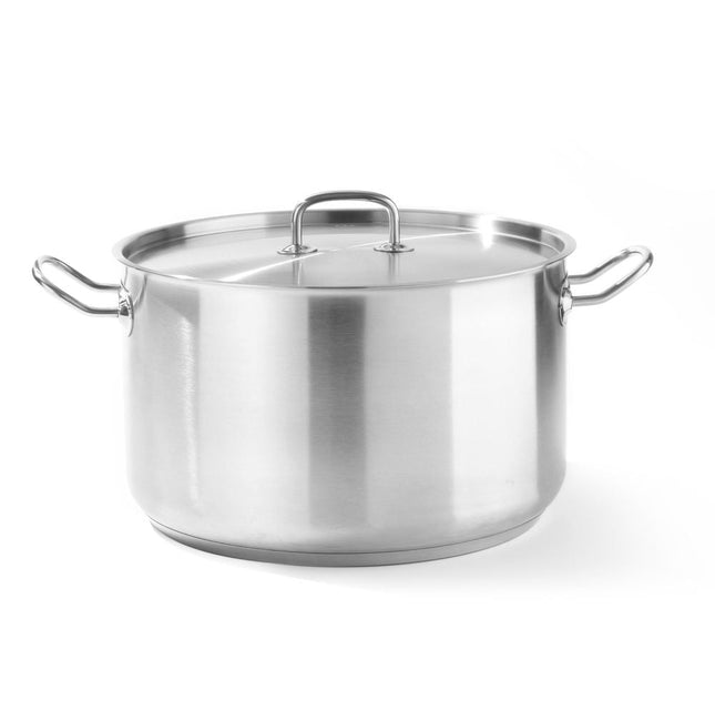 Fleischtopf - mit Deckel, HENDI, Kitchen Line, 15L, ø320x(H)190mm - Salmgastro Onlineshop-836507-Hendi-8711369836507