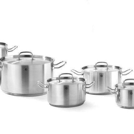 Fleischtopf - mit Deckel, HENDI, Kitchen Line, 1,9L, ø160x(H)95mm - Salmgastro Onlineshop-836101-Hendi-8711369836101