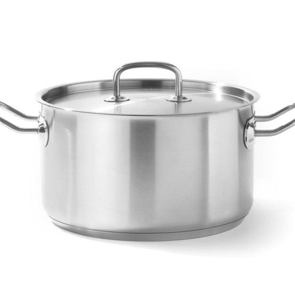 Fleischtopf - mit Deckel, HENDI, Kitchen Line, 6L, ø240x(H)135mm - Salmgastro Onlineshop-836309-Hendi-8711369836309