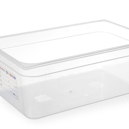 Gastronorm Behälter 1/1, HENDI, GN 1/1, 12L, Transparent, 530x325x(H)100mm - Salmgastro Onlineshop-880074-Hendi-8711369880074