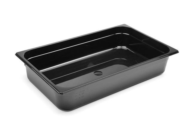 Gastronorm Behälter 1/1, HENDI, Profi Line, GN 1/1, 14L, Schwarz, 530x325x(H)100mm - Salmgastro Onlineshop-862223-Hendi-8711369862223