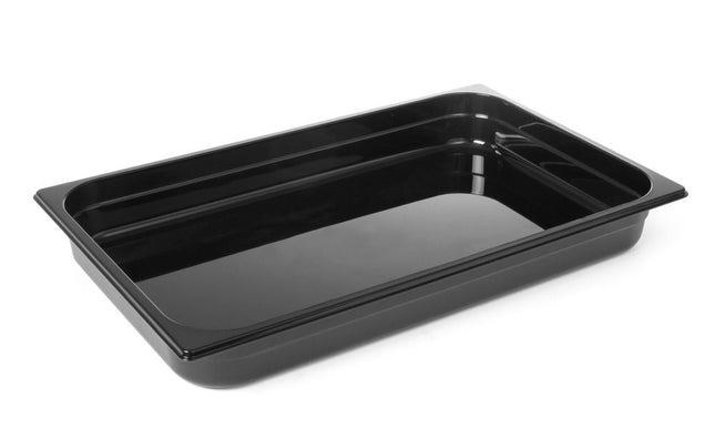 Gastronorm Behälter 1/1, HENDI, Profi Line, GN 1/1, 9L, Schwarz, 530x325x(H)65mm - Salmgastro Onlineshop-862209-Hendi-8711369862209