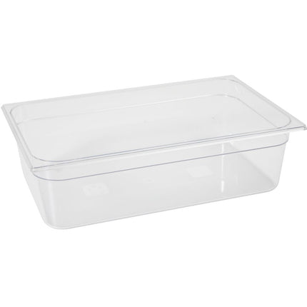 Gastronorm Behälter 1/1, HENDI, Profi Line, GN 1/1, 9L, Transparent, 530x325x(H)65mm - Salmgastro Onlineshop-861233-Hendi-8711369861233