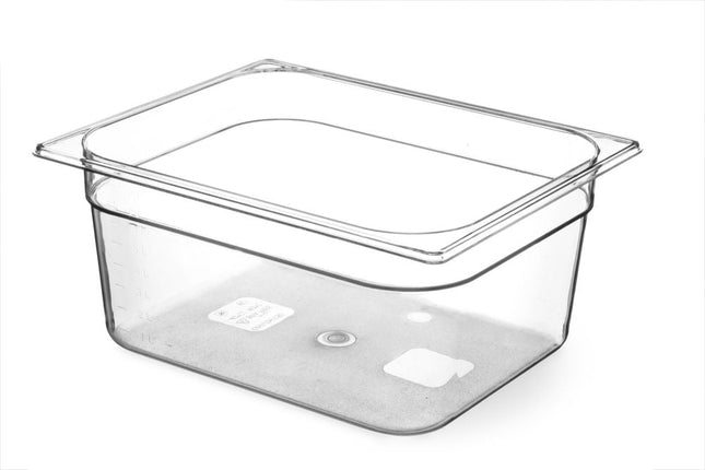 Gastronorm Behälter 1/2, HENDI, Budget Line, GN 1/2, 12,5L, Transparent, 325x265x(H)200mm - Salmgastro Onlineshop-869307-Hendi-8711369869307