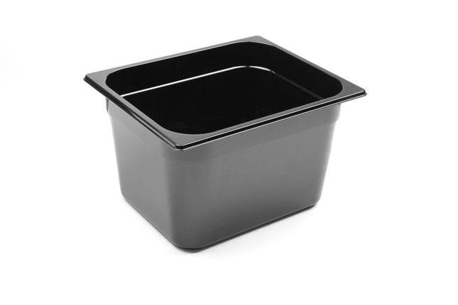 Gastronorm Behälter 1/2, HENDI, Profi Line, GN 1/2, 12,5L, Schwarz, 325x265x(H)200mm - Salmgastro Onlineshop-862407-Hendi-8711369862407