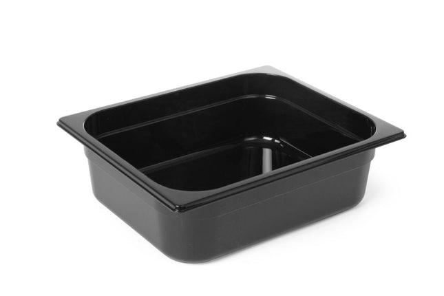 Gastronorm Behälter 1/2, HENDI, Profi Line, GN 1/2, 4L, Schwarz, 325x265x(H)65mm - Salmgastro Onlineshop-862438-Hendi-8711369862438