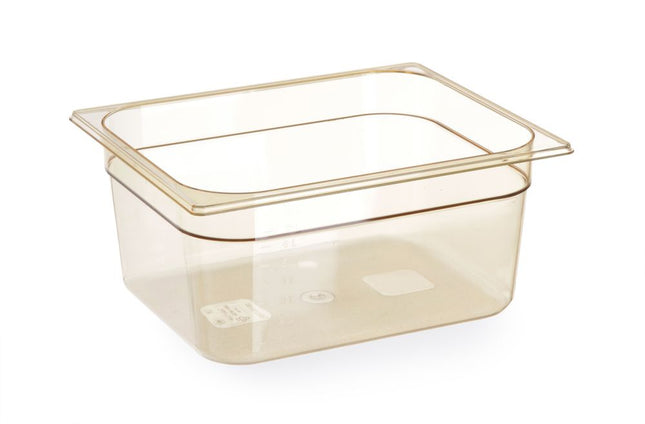 Gastronorm Behälter 1/2, hochtemperaturbeständig, HENDI, GN 1/2, 4L, Transparent, 325x265x(H)65mm - Salmgastro Onlineshop-869383-Hendi-8711369869383