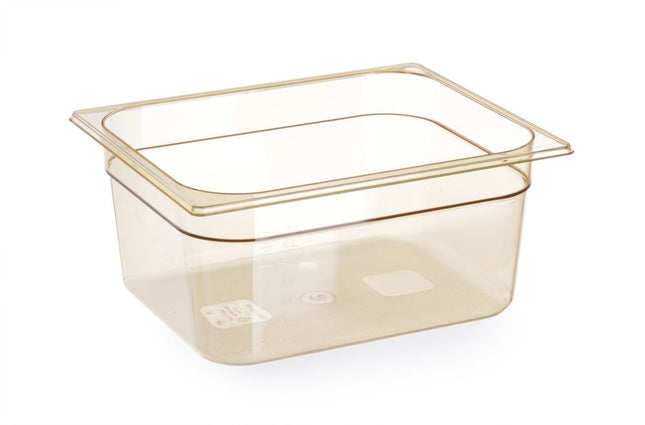 Gastronorm Behälter 1/2, hochtemperaturbeständig, HENDI, GN 1/2, 9L, Transparent, 325x265x(H)150mm - Salmgastro Onlineshop-869369-Hendi-8711369869369