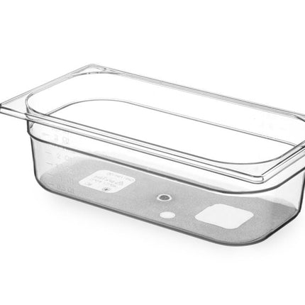 Gastronorm Behälter 1/3, HENDI, GN 1/3, 4L, Transparent, 325x176x(H)100mm - Salmgastro Onlineshop-869420-Hendi-8711369869420