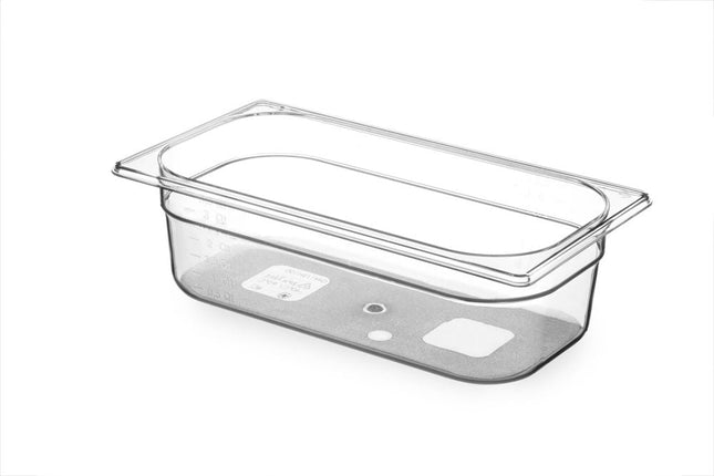 Gastronorm Behälter 1/3, HENDI, GN 1/3, 4L, Transparent, 325x176x(H)100mm - Salmgastro Onlineshop-869420-Hendi-8711369869420