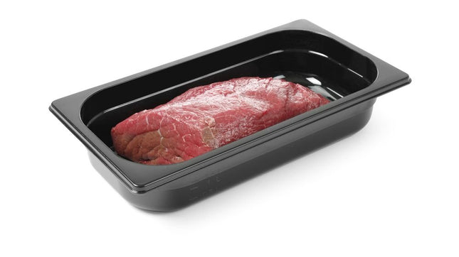 Gastronorm Behälter 1/3, HENDI, Profi Line, GN 1/3, 2,5L, Schwarz, 325x176x(H)65mm - Salmgastro Onlineshop-862537-Hendi-8711369862537