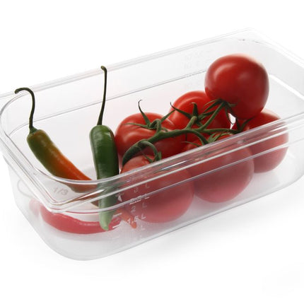 Gastronorm Behälter 1/3, HENDI, Profi Line, GN 1/3, 2,5L, Transparent, 325x176x(H)65mm - Salmgastro Onlineshop-861530-Hendi-8711369861530