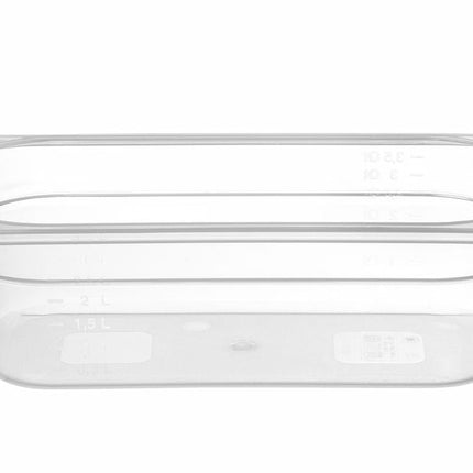 Gastronorm Behälter 1/3, HENDI, Profi Line, GN 1/3, 4L, Transparent, 325x176x(H)100mm - Salmgastro Onlineshop-880227-Hendi-8711369880227