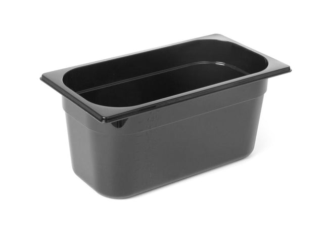 Gastronorm Behälter 1/3, HENDI, Profi Line, GN 1/3, 5,7L, Schwarz, 325x176x(H)150mm - Salmgastro Onlineshop-862513-Hendi-8711369862513