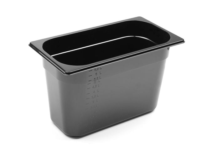 Gastronorm Behälter 1/3, HENDI, Profi Line, GN 1/3, 7,8L, Schwarz, 325x176x(H)200mm - Salmgastro Onlineshop-862506-Hendi-8711369862506