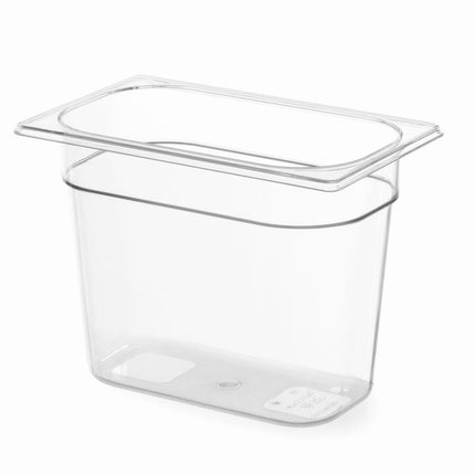 Gastronorm Behälter 1/4, HENDI, Profi Line, GN 1/4, 2,8L, Transparent, 265x162x(H)100mm - Salmgastro Onlineshop-861622-Hendi-8711369861622