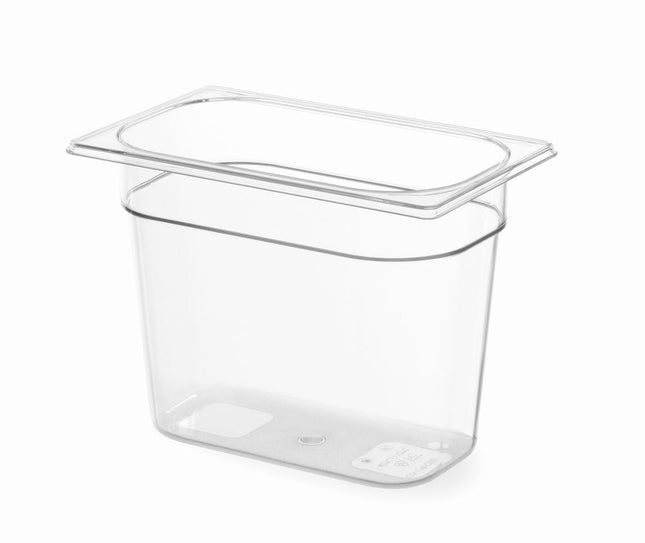 Gastronorm Behälter 1/4, HENDI, Profi Line, GN 1/4, 2,8L, Transparent, 265x162x(H)100mm - Salmgastro Onlineshop-861622-Hendi-8711369861622