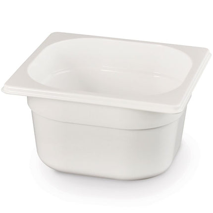 Gastronorm Behälter 1/6, HENDI, GN 1/6, 1,6L, Weiß, 176x162x(H)100mm - Salmgastro Onlineshop-862773-Hendi-8711369862773