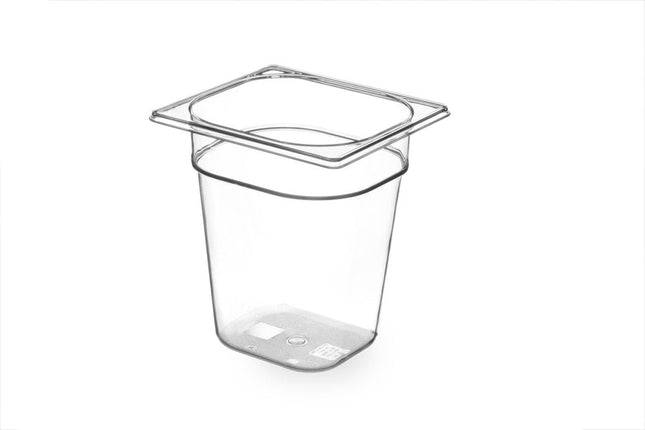 Gastronorm Behälter 1/6, HENDI, GN 1/6, 3,4L, Transparent, 176x162x(H)200mm - Salmgastro Onlineshop-869604-Hendi-8711369869604