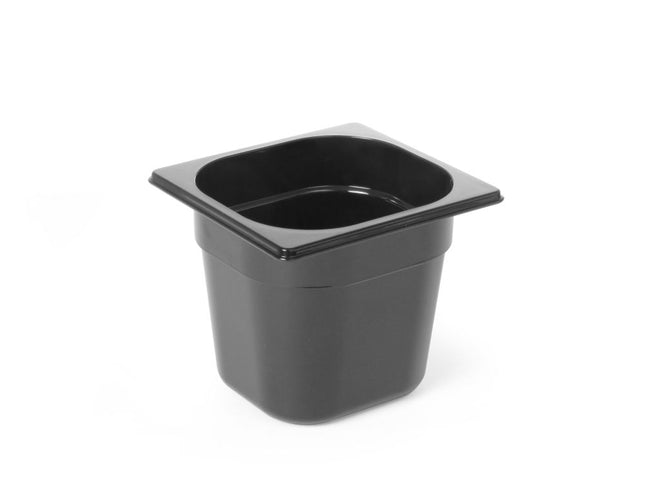 Gastronorm Behälter 1/6, HENDI, Profi Line, GN 1/6, 1,6L, Schwarz, 176x162x(H)100mm - Salmgastro Onlineshop-862728-Hendi-8711369862728