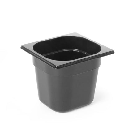 Gastronorm Behälter 1/6, HENDI, Profi Line, GN 1/6, 1L, Schwarz, 176x162x(H)65mm - Salmgastro Onlineshop-862735-Hendi-8711369862735