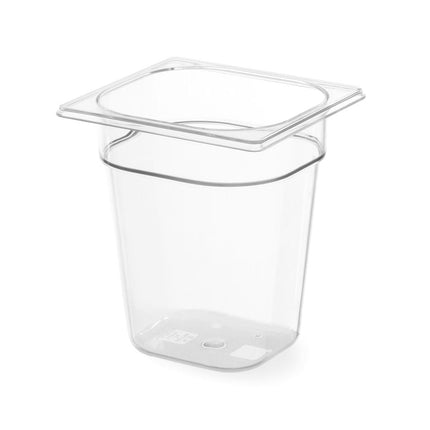 Gastronorm Behälter 1/6, HENDI, Profi Line, GN 1/6, 1L, Transparent, 176x162x(H)65mm - Salmgastro Onlineshop-861738-Hendi-8711369861738