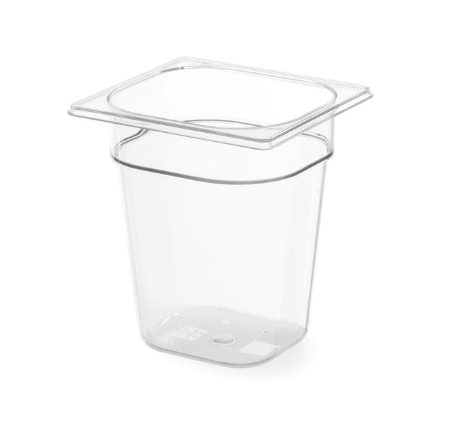 Gastronorm Behälter 1/6, HENDI, Profi Line, GN 1/6, 1L, Transparent, 176x162x(H)65mm - Salmgastro Onlineshop-861738-Hendi-8711369861738