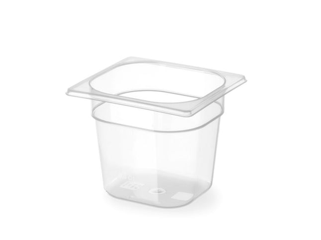 Gastronorm Behälter 1/6, HENDI, Profi Line, GN 1/6, 2,4L, Transparent, 176x162x(H)150mm - Salmgastro Onlineshop-880418-Hendi-8711369880418