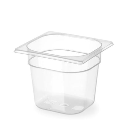 Gastronorm Behälter 1/6, HENDI, Profi Line, GN 1/6, 3,4L, Transparent, 176x162x(H)200mm - Salmgastro Onlineshop-880401-Hendi-8711369880401