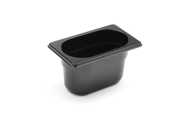 Gastronorm Behälter 1/9, HENDI, GN 1/9, 1L, Schwarz, 176x108x(H)100mm - Salmgastro Onlineshop-862827-Hendi-8711369862827