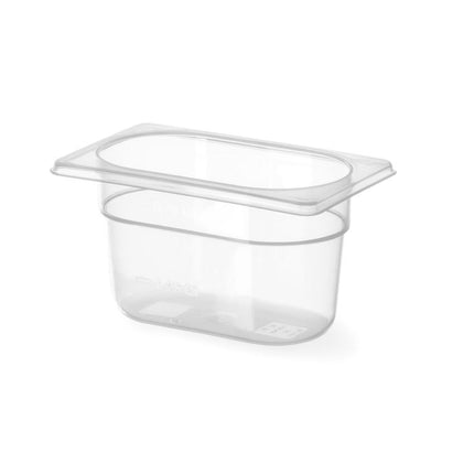 Gastronorm Behälter 1/9, HENDI, Profi Line, 1,0, GN 1/9, 1L, Transparent, 176x108x(H)100mm - Salmgastro Onlineshop-880524-Hendi-8711369880524