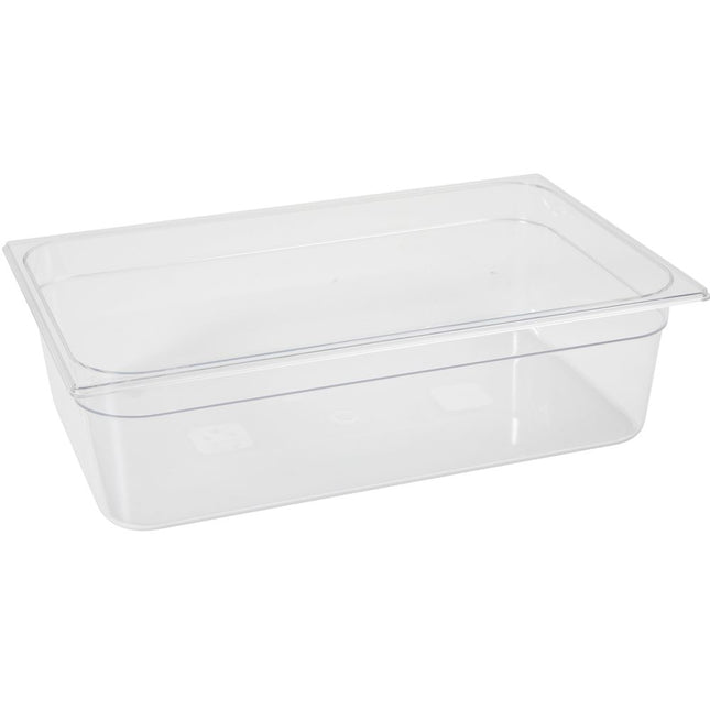 Gastronorm Behälter 2/1, HENDI, GN 2/1, 58L, Transparent, 650x530x(H)200mm - Salmgastro Onlineshop-861196-Hendi-8711369861196