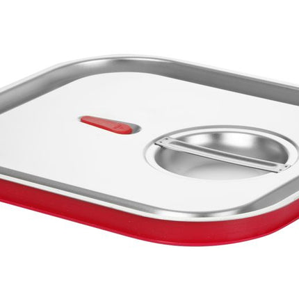 Gastronorm-Deckel mit Silikonrand, HENDI, Kitchen Line, GN 2/3, 354x325mm - Salmgastro Onlineshop-807613-Hendi-8711369807613