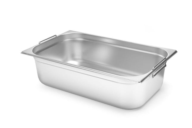 Gastronormbehälter 1/1 Budget Line mit Griffen, HENDI, Budget Line, GN 1/1, 21L, 530x325x(H)150mm - Salmgastro Onlineshop-817148-Hendi-8711369817148