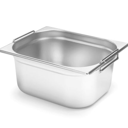 Gastronormbehälter 1/2 Budget Line mit Griffen, HENDI, Budget Line, GN 1/2, 12,5L, 325x265x(H)200mm - Salmgastro Onlineshop-817353-Hendi-8711369817353
