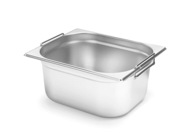 Gastronormbehälter 1/2 Budget Line mit Griffen, HENDI, Budget Line, GN 1/2, 12,5L, 325x265x(H)200mm - Salmgastro Onlineshop-817353-Hendi-8711369817353