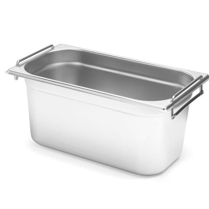 Gastronormbehälter 1/3 Budget Line mit Griffen, HENDI, Budget Line, GN 1/3, 7,8L, 325x176x(H)200mm - Salmgastro Onlineshop-817452-Hendi-8711369817452