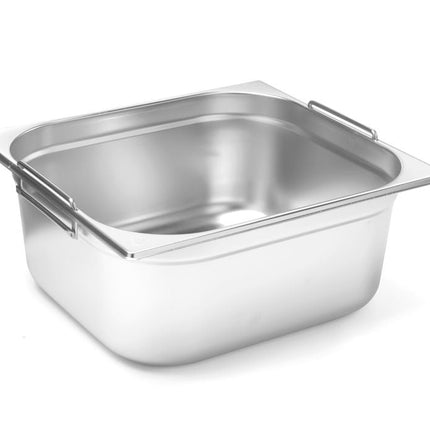 Gastronormbehälter 2/3 Budget Line mit Griffen, HENDI, Budget Line, GN 2/3, 13L, 354x325x(H)150mm - Salmgastro Onlineshop-817247-Hendi-8711369817247