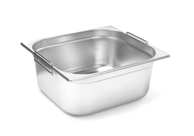 Gastronormbehälter 2/3 Budget Line mit Griffen, HENDI, Budget Line, GN 2/3, 13L, 354x325x(H)150mm - Salmgastro Onlineshop-817247-Hendi-8711369817247